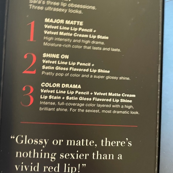 Victoria's Secret Sara’s Lip Kit Ruby Red Velvet Matte Lipstick - Picture 5 of 5